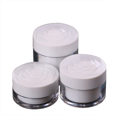 Frasco cosmético acrílico de Fuyun, recipientes 20g de creme acrílicos