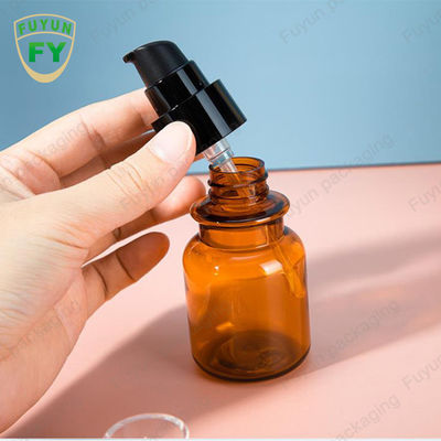 Cápsula superior do parafuso de Brown que empacota a garrafa Amber Plastic da medicina 60ml