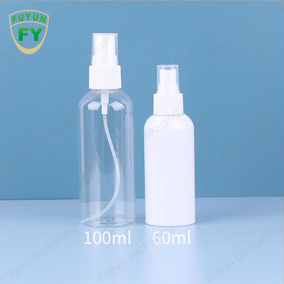 empacotamento vazio do cosmético do distribuidor da bomba da garrafa plástica transparente do ANIMAL DE ESTIMAÇÃO do pulverizador 60Ml