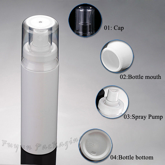 manipulação de superfície de Frost da garrafa cosmética plástica da bomba do pulverizador 100ml