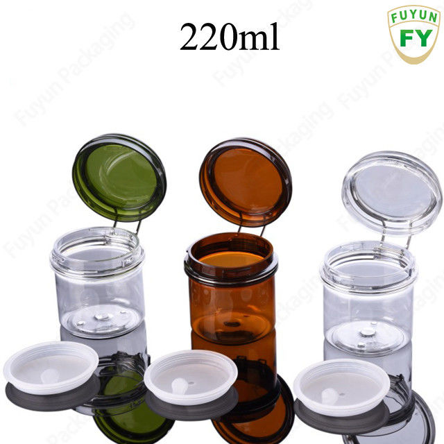 Do animal de estimação claro do armazenamento da cozinha do produto comestível cookie original plástica Honey Jam Clip Top Jars selado vazio