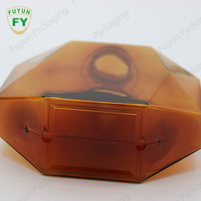 Garrafa plástica 300ml 500ml do champô do ANIMAL DE ESTIMAÇÃO da forma plástica do hexágono