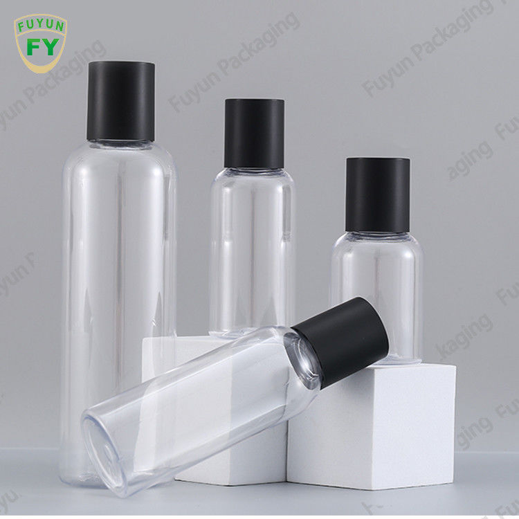 recipientes do tonalizador 50ml/100ml/150ml/250ml que empacotam a garrafa plástica cosmética do ANIMAL DE ESTIMAÇÃO para cosméticos