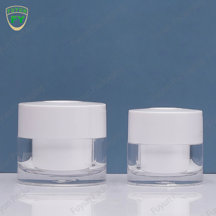 o empacotamento de plástico de 30g 50g range a garrafa facial acrílica do distribuidor do creme do olho