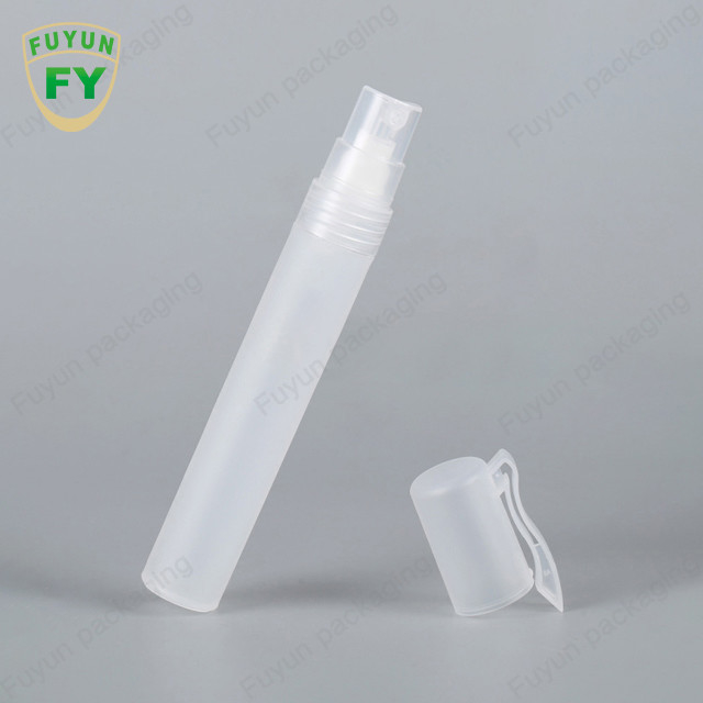 Perfume vazio claro Vial With Spray Pump plástico de 3ml 5ml 10ml