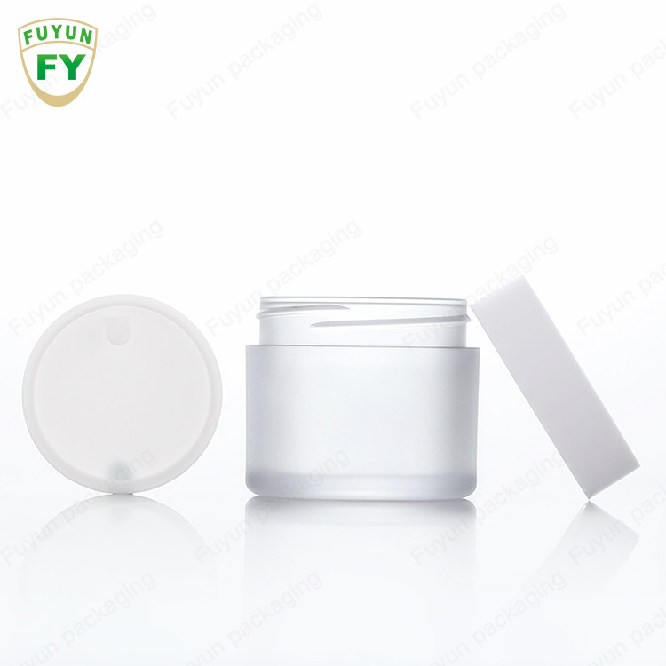 Recipiente cosmético luxuoso de Skincare do frasco de creme plástico UV do revestimento 50g