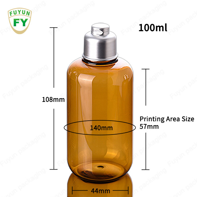 Garrafa plástica do tonalizador 300ml reciclável livre de BPA com tampão de prata