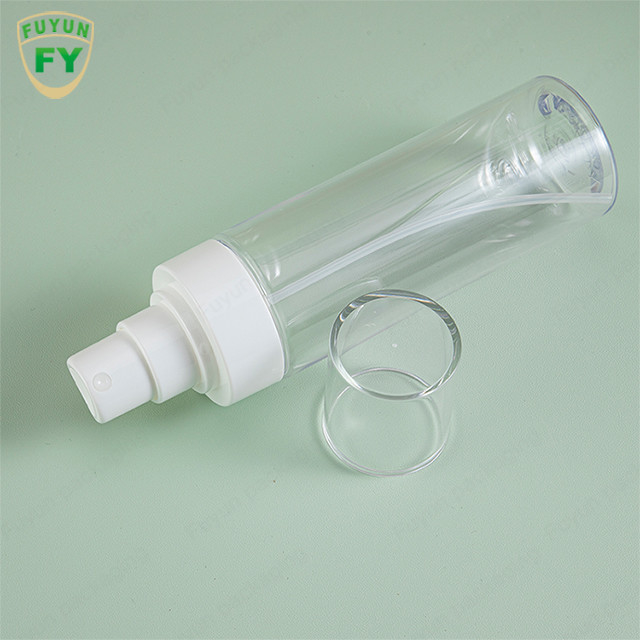 garrafa plástica do pulverizador cosmético vazio de 120ml 150ml com bomba branca