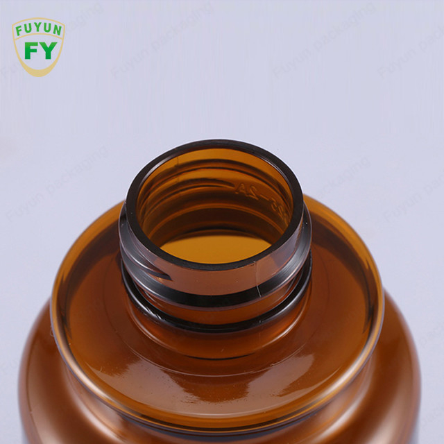 garrafas de 170ml Skincare Amber Toner Lotion Plastic Pump