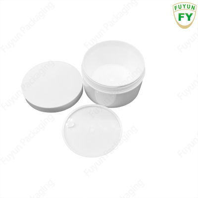 Frasco plástico branco 100g do creme de corpo para conter o creme do verificador da amostra