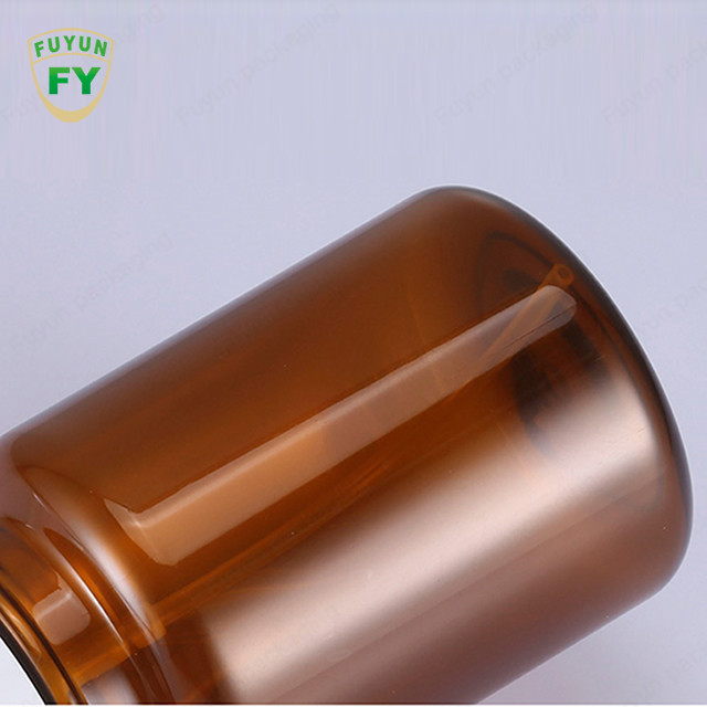 garrafas de 170ml Skincare Amber Toner Lotion Plastic Pump