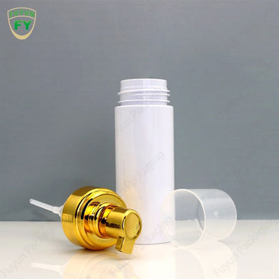 Limpador facial vazio da garrafa da bomba da espuma plástica do ouro 150ml para a lavagem da mão