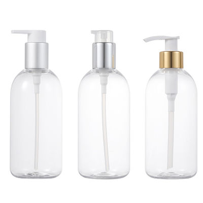 garrafas plásticas da loção 300ml com aprovação feita sob encomenda do GV do logotipo da bomba