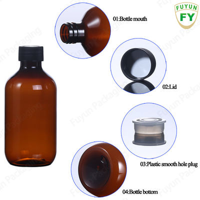 300ml garrafa plástica cosmética, garrafa de tonalizador cosmética dos tampões de parafuso
