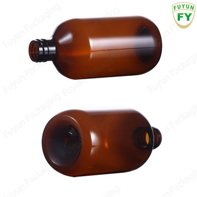 garrafas plásticas do soro 16oz, 500ml vazio Amber Pet Bottles