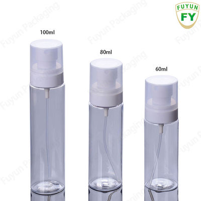 o pulverizador 3.4oz cosmético plástico engarrafa a manipulação de superfície de Chrome