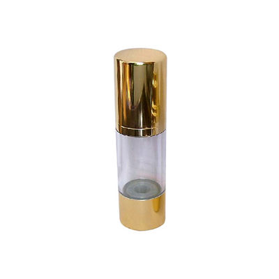 garrafa mal ventilada da bomba do ouro 30ml para o creme de cara cosmético da loção
