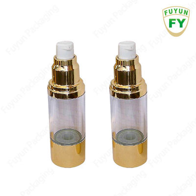 garrafa mal ventilada da bomba do ouro 30ml para o creme de cara cosmético da loção