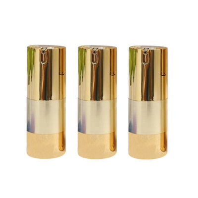 O distribuidor mal ventilado do ouro luxuoso engarrafa o LOGOTIPO do OEM 15ml