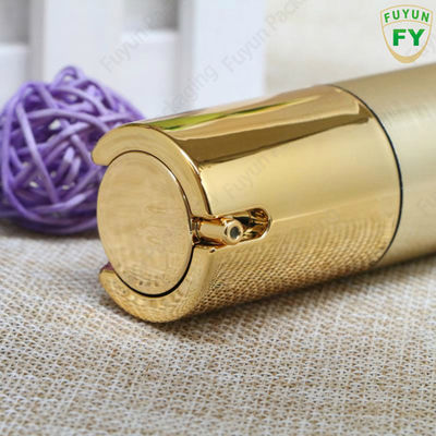 O distribuidor mal ventilado do ouro luxuoso engarrafa o LOGOTIPO do OEM 15ml