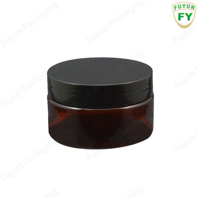 O bordo cosmético vazio de creme plástico do frasco do frasco 100g do animal de estimação feito sob encomenda esfrega o recipiente para a venda