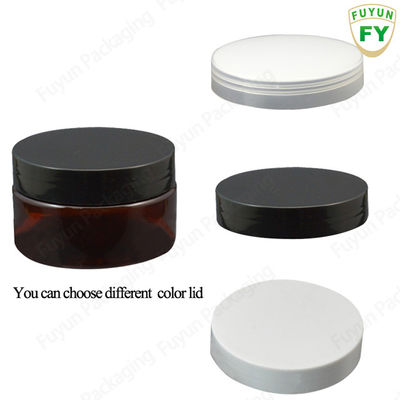 O bordo cosmético vazio de creme plástico do frasco do frasco 100g do animal de estimação feito sob encomenda esfrega o recipiente para a venda