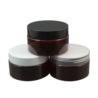 O bordo cosmético vazio de creme plástico do frasco do frasco 100g do animal de estimação feito sob encomenda esfrega o recipiente para a venda