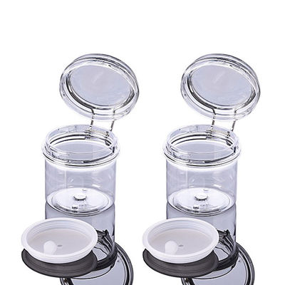 Do animal de estimação claro do armazenamento da cozinha do produto comestível cookie original plástica Honey Jam Clip Top Jars selado vazio