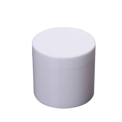 Recipientes 100ml cosméticos elegantes com a tampa branca perfeita para o curso