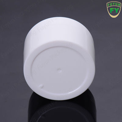 Recipientes 100ml cosméticos elegantes com a tampa branca perfeita para o curso