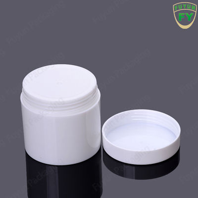 Recipientes 100ml cosméticos elegantes com a tampa branca perfeita para o curso