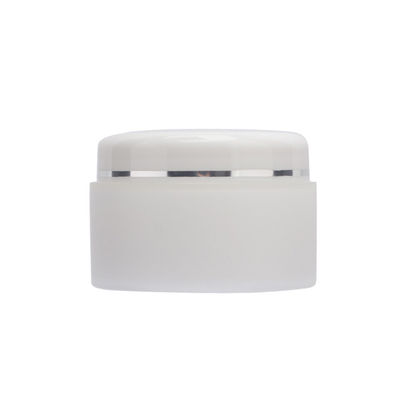 Frascos redondos do empacotamento 15g plástico para o empacotamento do creme dos cuidados com a pele