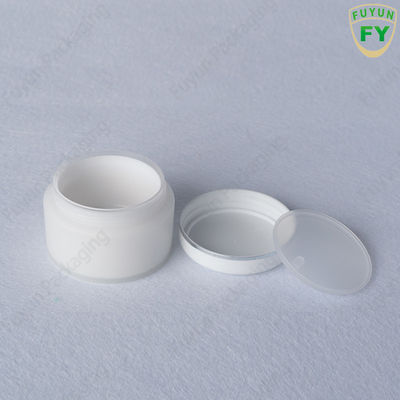 Frascos redondos do empacotamento 15g plástico para o empacotamento do creme dos cuidados com a pele