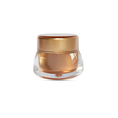 Frasco cosmético acrílico dobro da parede 7g para o empacotamento de creme facial