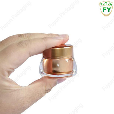 Frasco cosmético acrílico dobro da parede 7g para o empacotamento de creme facial