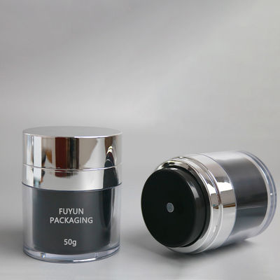 Frasco cosmético mal ventilado recarregável 50g 15g 30g de PMMA para o creme