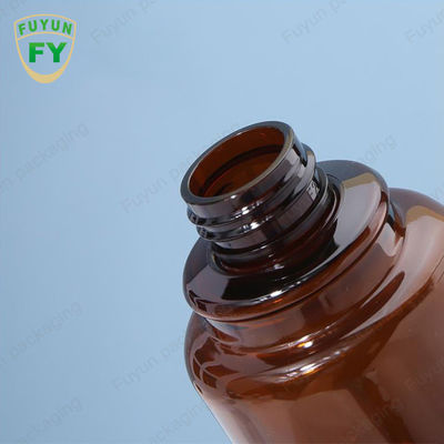 Pulverizador contínuo de Fuyun 40ml 60ml Amber Skincare Plastic Pump Bottles