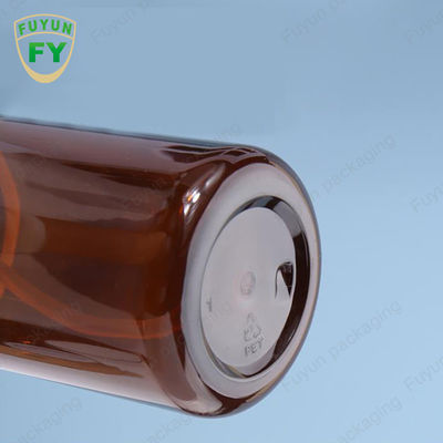 Pulverizador contínuo de Fuyun 40ml 60ml Amber Skincare Plastic Pump Bottles