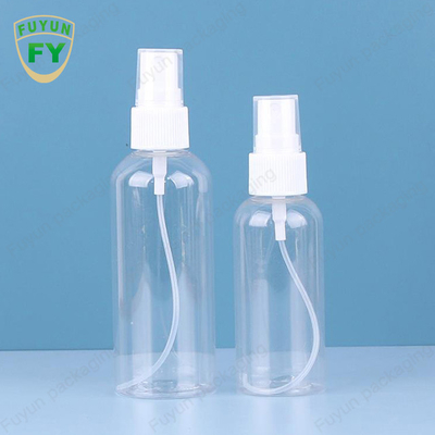 Garrafa fina do pulverizador do plástico da névoa do mini perfume claro de 80ml 100ml
