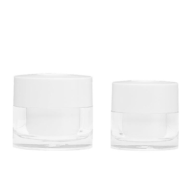o empacotamento de plástico de 30g 50g range a garrafa facial acrílica do distribuidor do creme do olho
