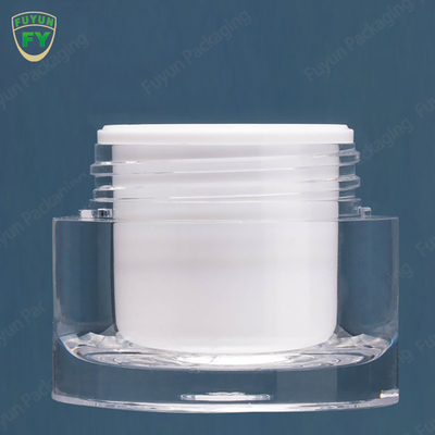 o empacotamento de plástico de 30g 50g range a garrafa facial acrílica do distribuidor do creme do olho