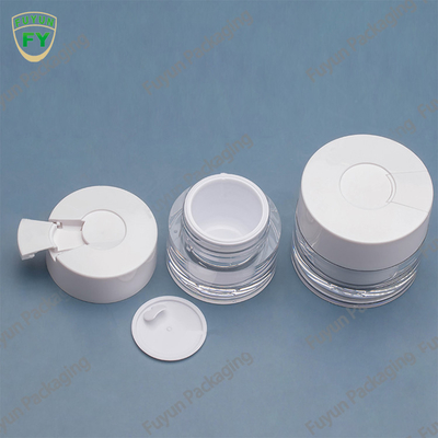 o empacotamento de plástico de 30g 50g range a garrafa facial acrílica do distribuidor do creme do olho