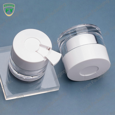 o empacotamento de plástico de 30g 50g range a garrafa facial acrílica do distribuidor do creme do olho