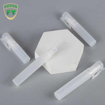 Perfume vazio claro Vial With Spray Pump plástico de 3ml 5ml 10ml