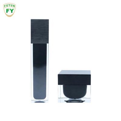 Da forma clara do retângulo da cor do preto de Fuyun 15ml/30ml/60ml/100ml/120ml/15g/30g/50g/100g garrafa dobro plástica acrílica da parede