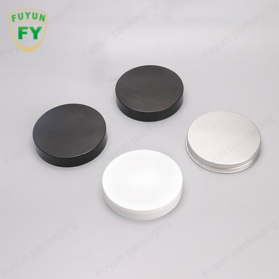 frascos transparentes do empacotamento plástico de 30ml 40ml 150ml com produto comestível de alumínio do tampão