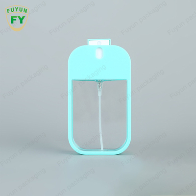 tamanho plástico do bolso da garrafa do pulverizador de perfume 30ml para a cor azul do pulverizador do Sanitizer da mão