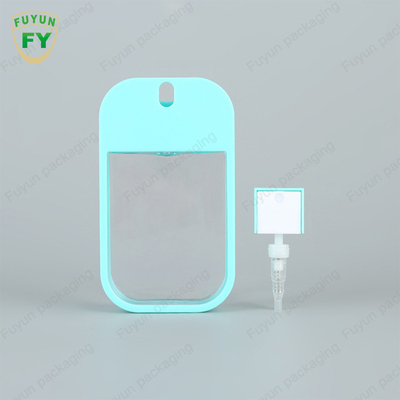 tamanho plástico do bolso da garrafa do pulverizador de perfume 30ml para a cor azul do pulverizador do Sanitizer da mão