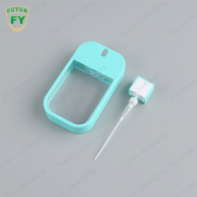 tamanho plástico do bolso da garrafa do pulverizador de perfume 30ml para a cor azul do pulverizador do Sanitizer da mão