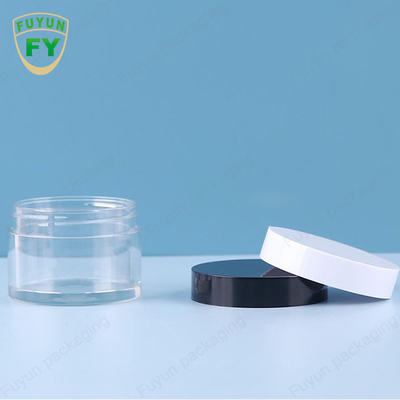Frasco largo claro plástico do creme da lama do sono da cara do olho da boca do animal de estimação de Fuyun 30ml 50ml